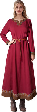 Women's Viking Linen Underdress - Medieval Renaissance Peasant Dress