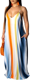 Summer Maxi Dress for Women 2025 - Flowy Floral Plus Size Dress