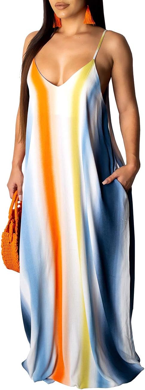 BessCops Summer Maxi Dresses for Women 2025 Plus Size Fashion