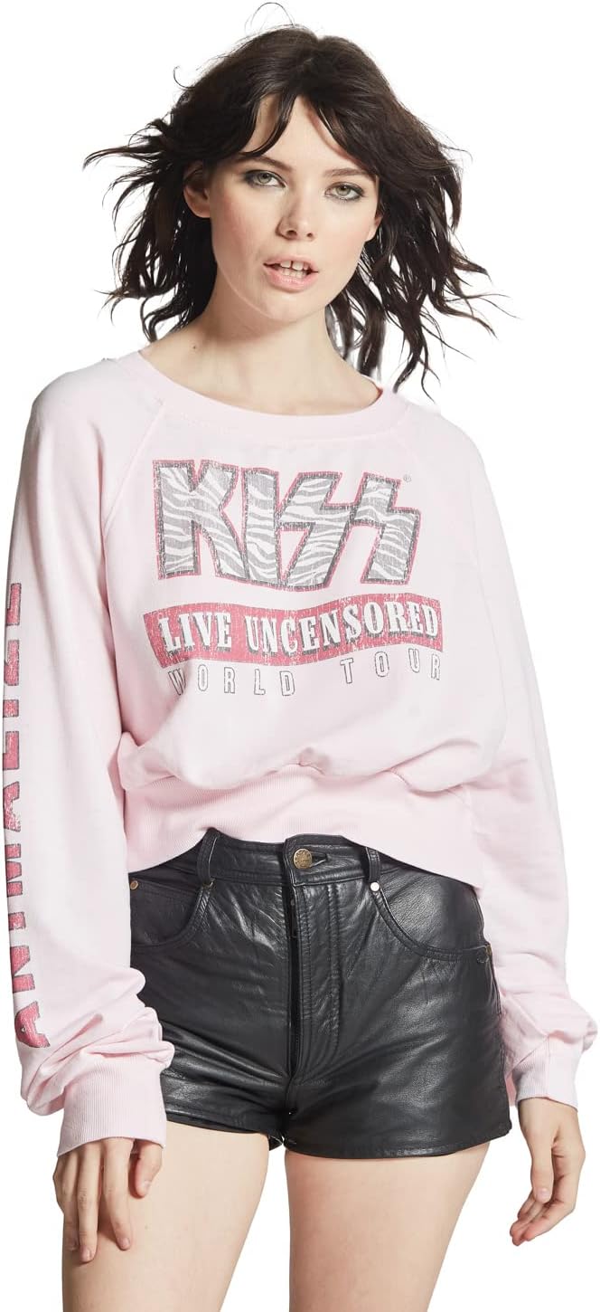 Animalize Crop Sweatshirt by RECYCLED KARMA