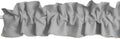 Solid Poplin Sleeve Topper Valance 120 in x 9 in Silver - Soft Light