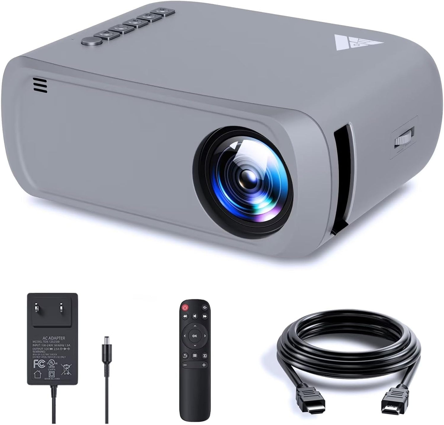 Portable HD Mini Projector - 1080P WiFi Connectivity