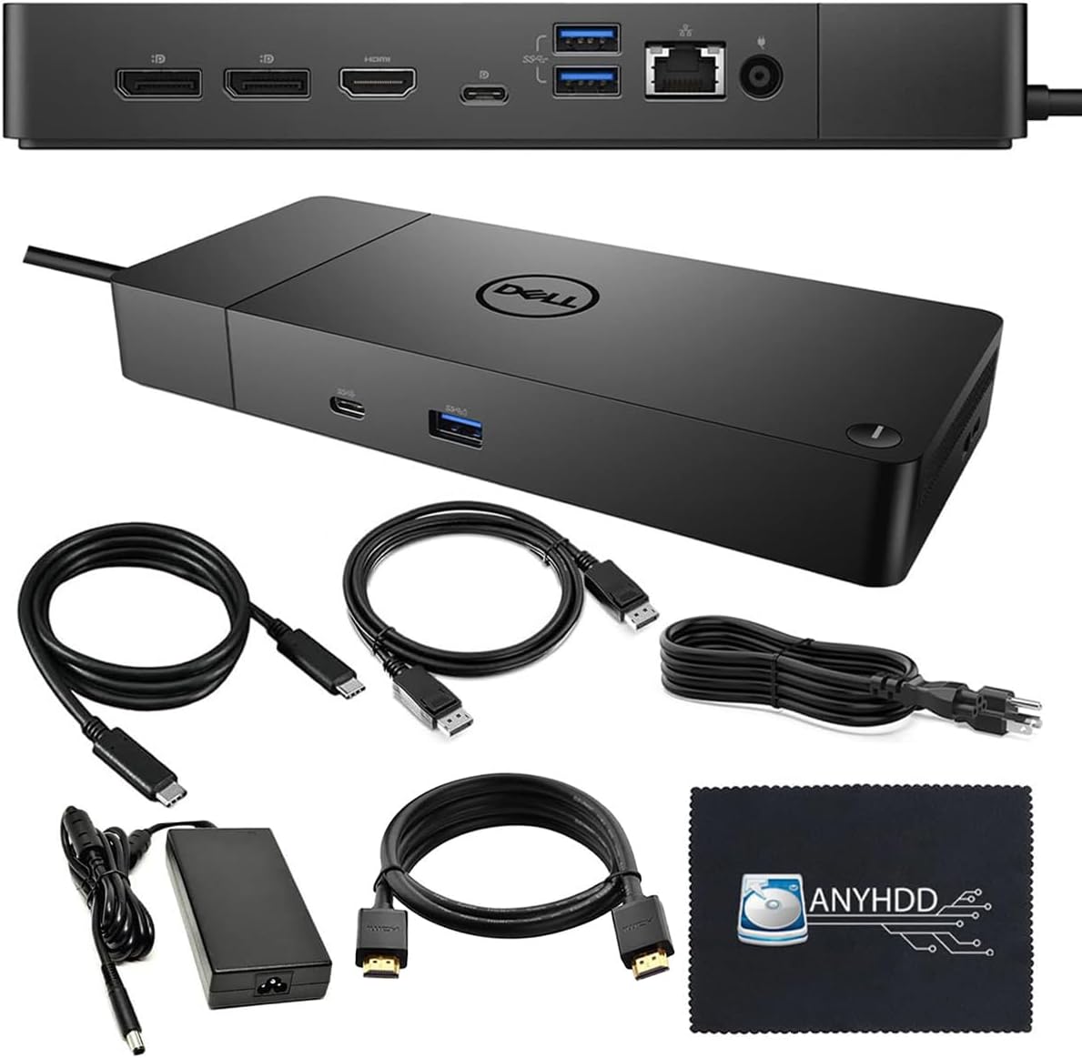 Dell WD19 Dock Bundle - Dual Monitor Docking Station with Power