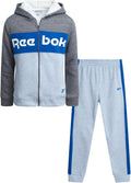 Reebok Boys Sweatpants Set 2-Piece Zip Hoodie and Joggers - Durable