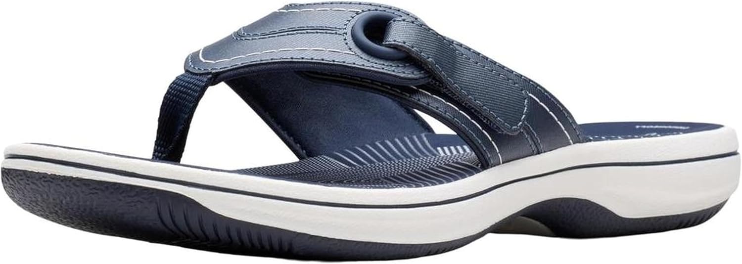 Clarks Women's Breeze Reyna Flip-Flop for All-Day Comfort