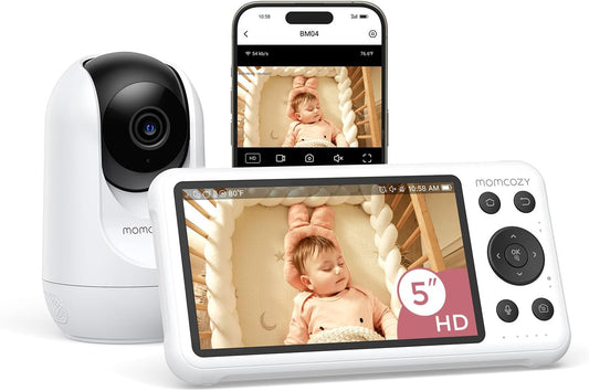 Momcozy Smart Baby Monitor: Crystal Clear Video & Audio