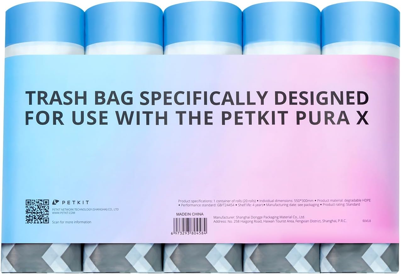 Reusable Pet Waste Bags - PETKIT PuraX Replacement Rolls