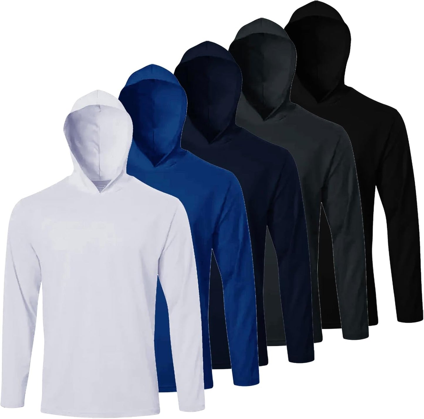 LeeHanTon Men UPF 50+ Sun Protection Hoodie for Activewear