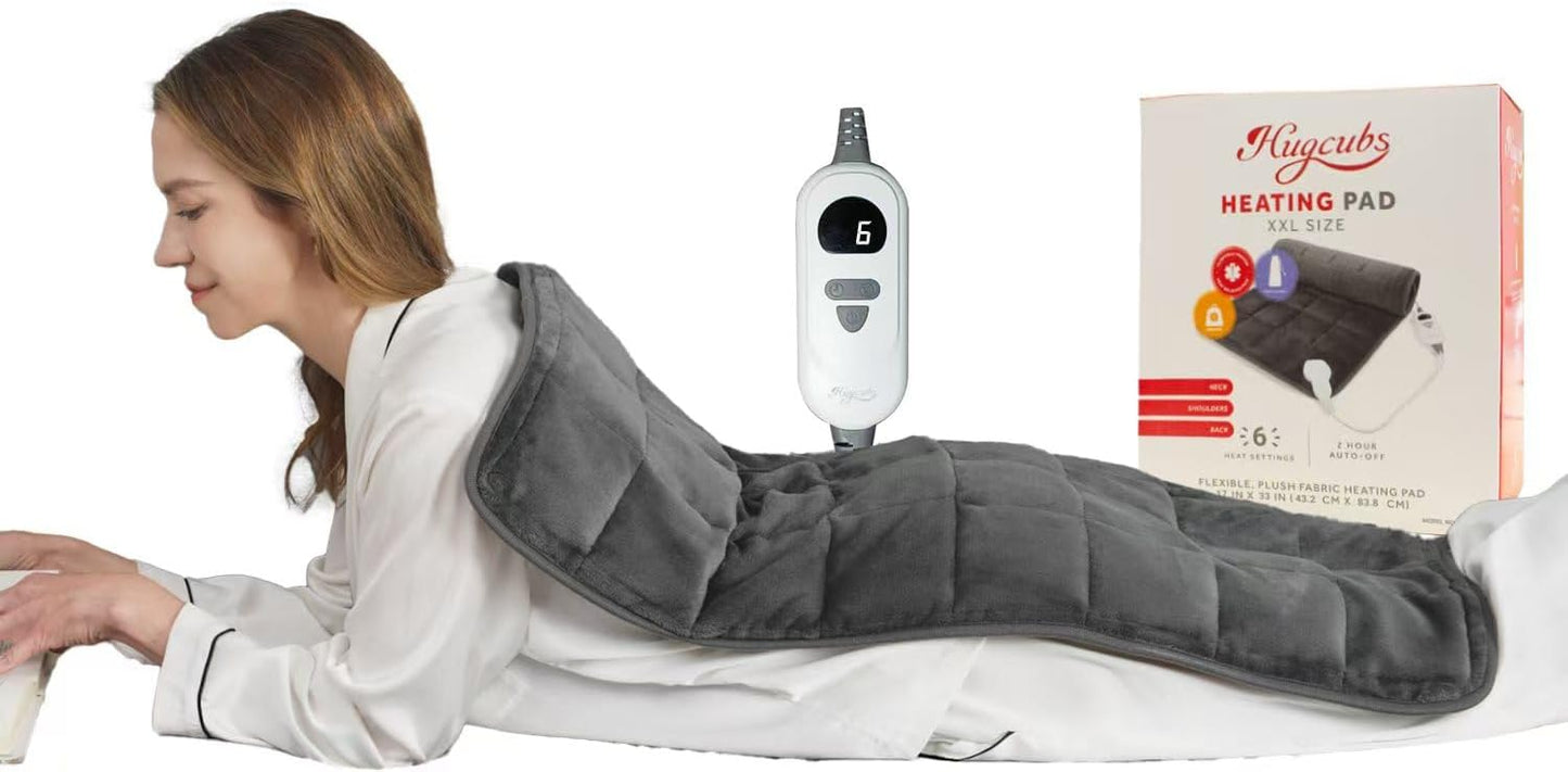 Weighted Heating Pad XL 17ft'x33ft' for Back Pain Relief
