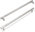 11-5/16 in Brushed Satin Nickel Cabinet Handles 6 Pack - Knurled Pulls