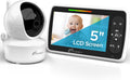 iFamily Baby Monitor 5in Screen with PTZ Camera - Long Battery Life