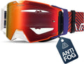 Dirt Bike Goggles Over Glasses Anti-Fog Motocross Goggles - Magnetic