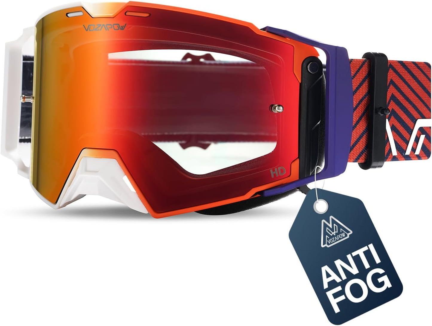 Dirt Bike Goggles Over Glasses Anti-Fog for Ultimate Protection