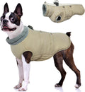 IDOMIK Warm Dog Coat with Harness for Cold Weather Protection
