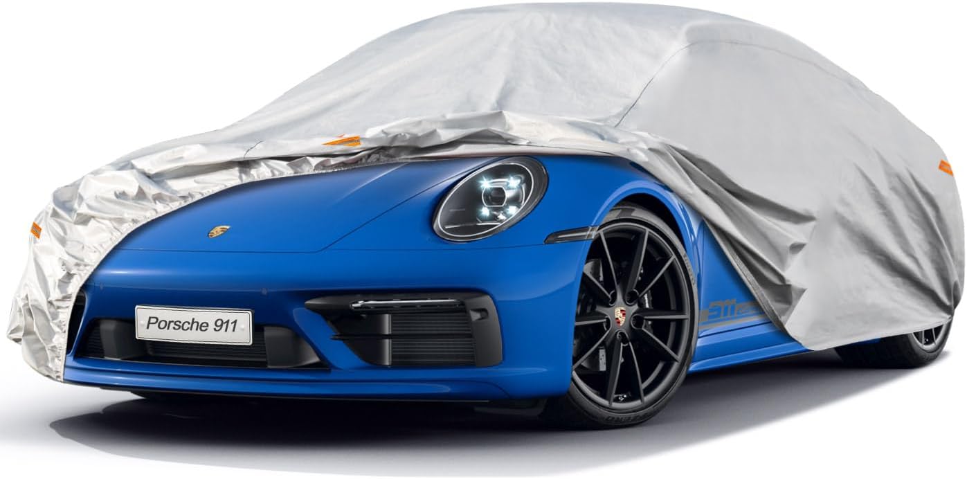 Kayme 6 Layers Car Cover for Porsche 911 Coupe Convertible Targa