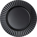 Simply Elegant Fluted Edge 13 in Plastic Charger Plate - Set of 6
