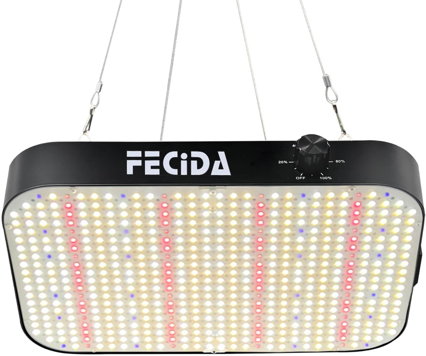 6000 Lumen Dimmable LED Grow Light by FECiDA