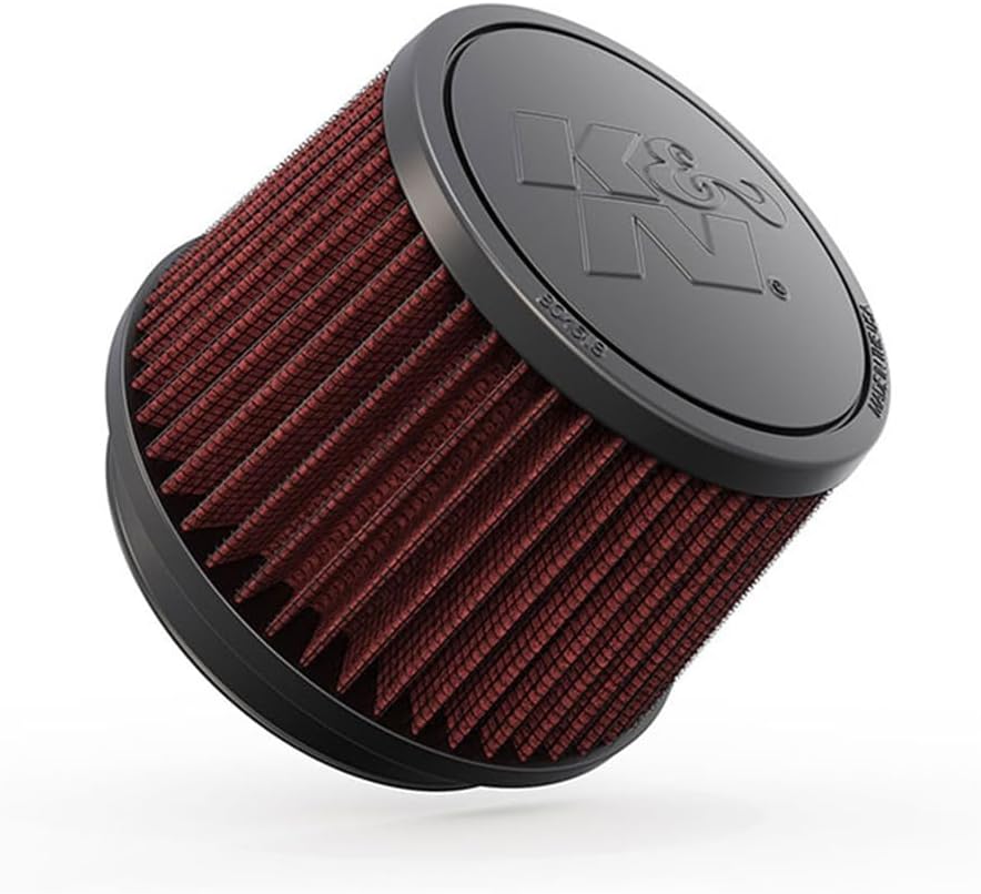 K&N High-Flow Universal Clamp-On Air Filter for Performance
