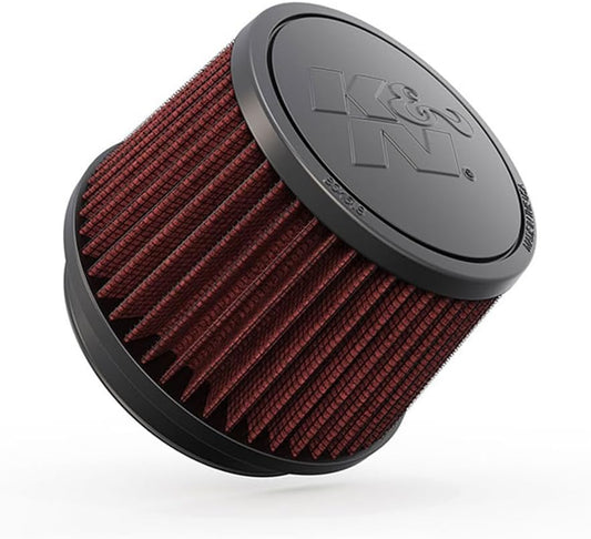 K&N High-Flow Universal Clamp-On Air Filter for Performance