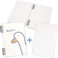 Spiral Notebook Refillable B5 with 120 Sheets - Durable Transparent