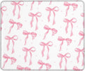 Cute Kawaii Mouse Pad Pink Bows Mousepad for Desk - Soft Non-Slip
