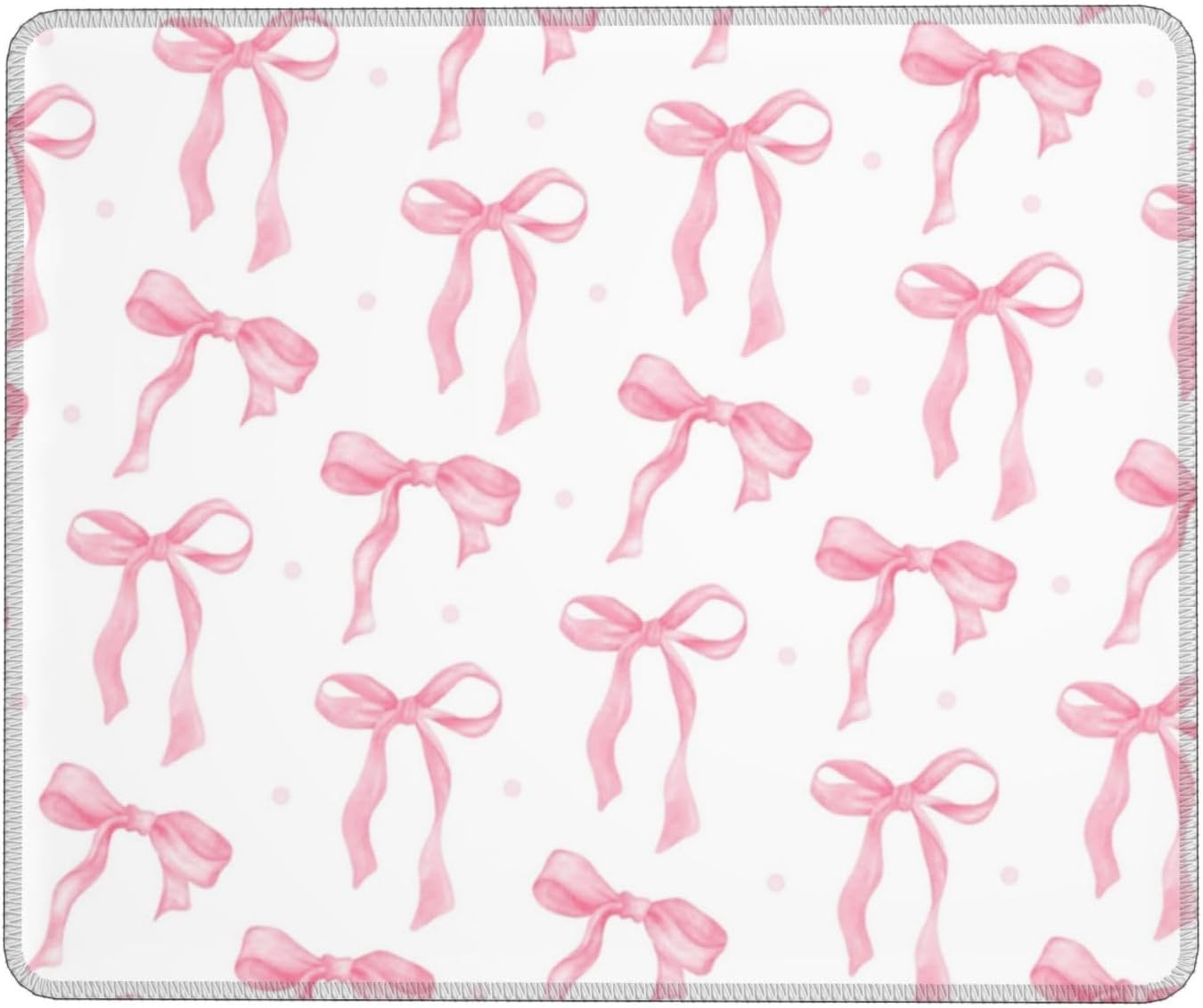 Pink Bows Mouse Pad for Aesthetic Office - Haukea