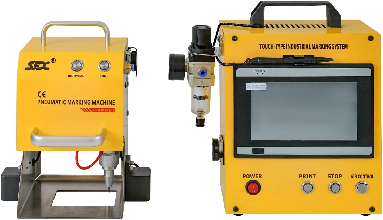 XINCHENG PRECISION 100W Pneumatic Metal Engraving Machine - VIN/Date Marking