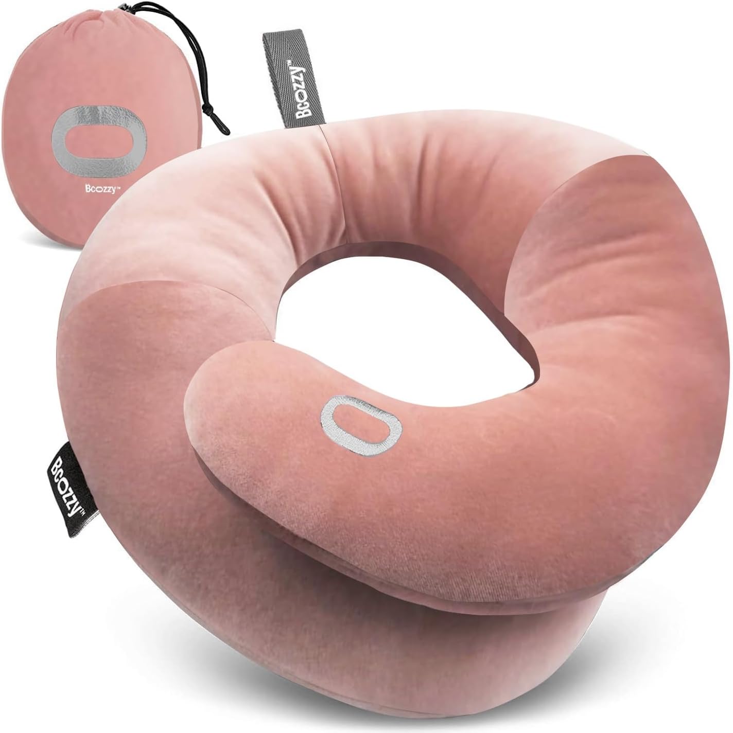 BCOZZY Travel Neck Pillow for Ultimate Comfort on Flights