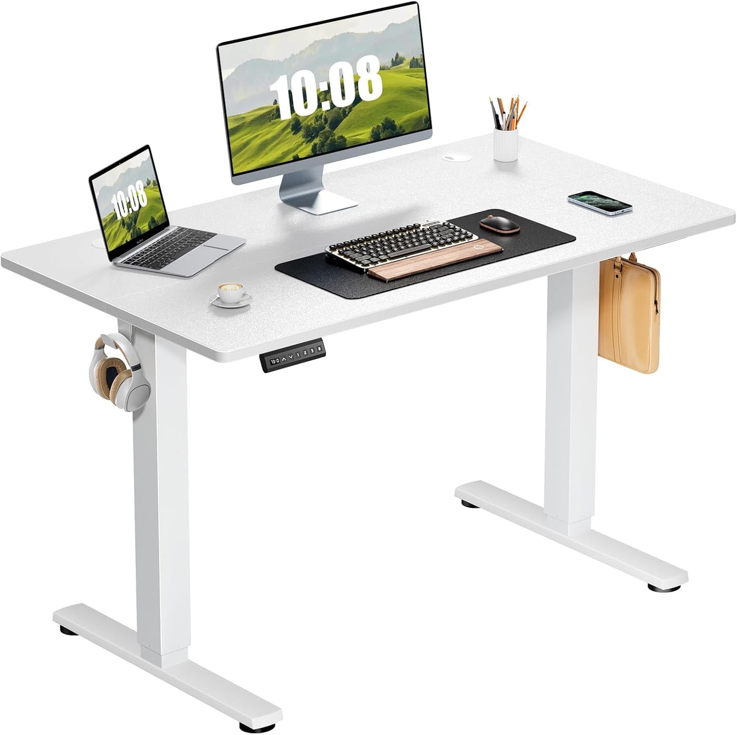 Electric Adjustable Height Standing Desk for Home Office Use