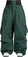 GSOU SNOW Women Men Ski Pants Super Baggy Snowboard Pants - Warm