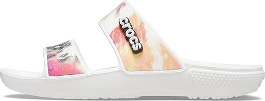 Crocs Unisex-Adult Classic Two-Strap Slide Sandals for Comfort