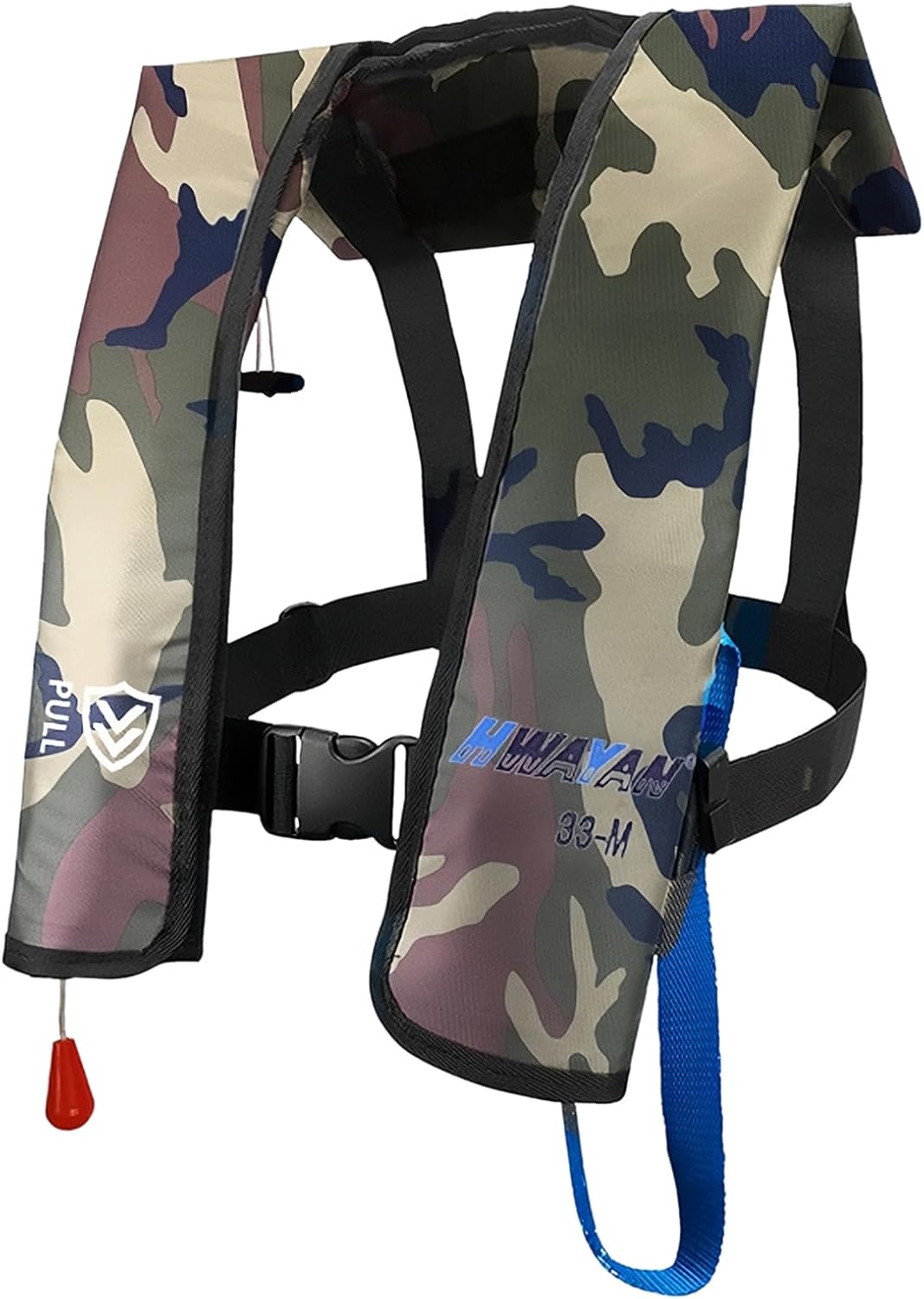 Manual Inflatable Life Jacket for Adults - Safe Water Sports Gear