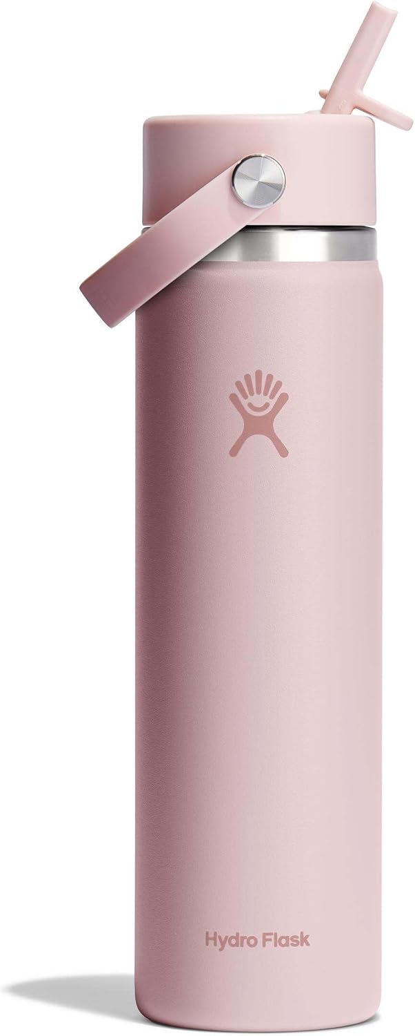 Hydro Flask Insulated Water Bottle with Flex Straw Cap 24 Oz
