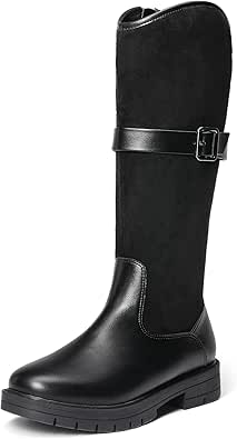 DREAM PAIRS Girls Knee High Buckle Fashion Riding Boots Review