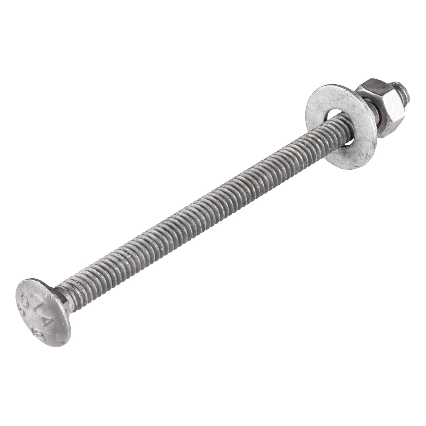 5/16in x 5in Galvanized Carriage Bolt Kit for Heavy Duty Use
