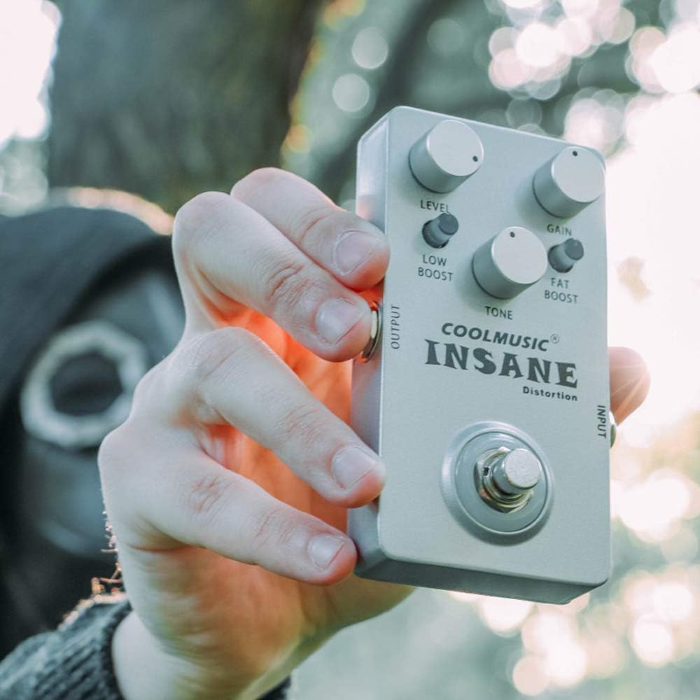 COOLMUSIC C-DI01 Distortion Guitar Bass Pedal for Musicians