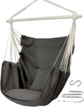 ADVOKAIR Hammock Chair Swing Large Indoor with Cushions for Comfort