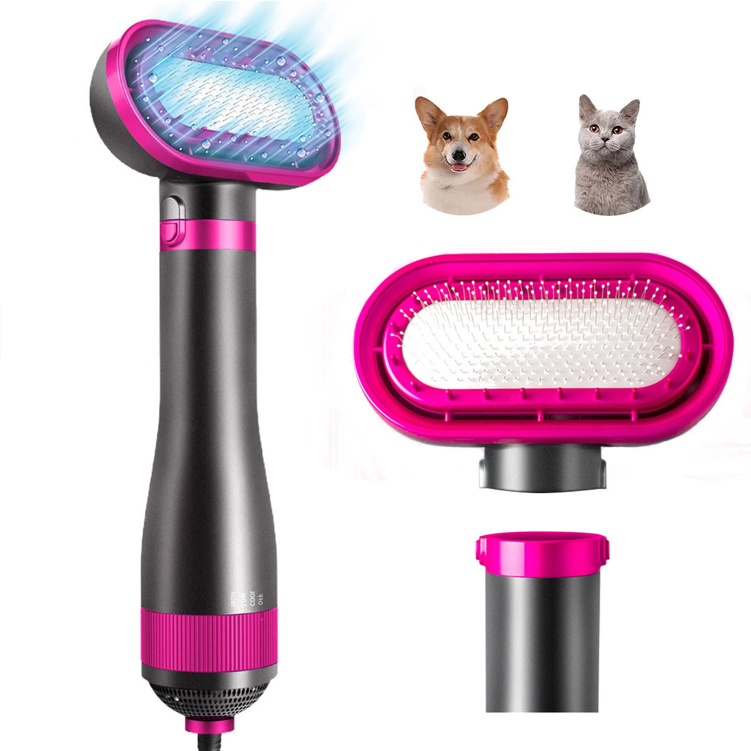 2-In-1 Pet Hair Dryer - Faster Drying for Pets