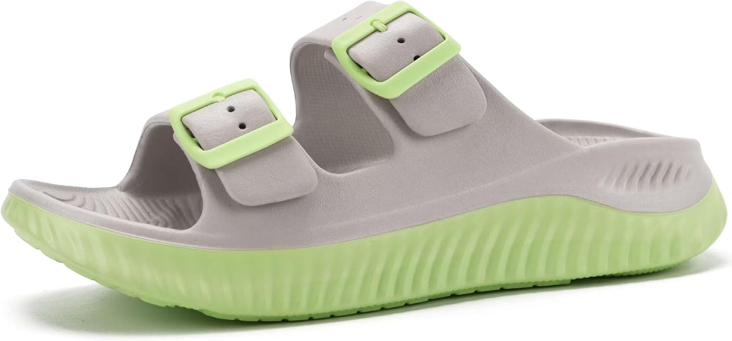 KuaiLu Womens Recovery Sandals with Arch Support for Comfort