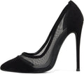 GENSHUO Women's 4.7 in Pumps Pointy Toe Stiletto - Slimming 12cm Heel