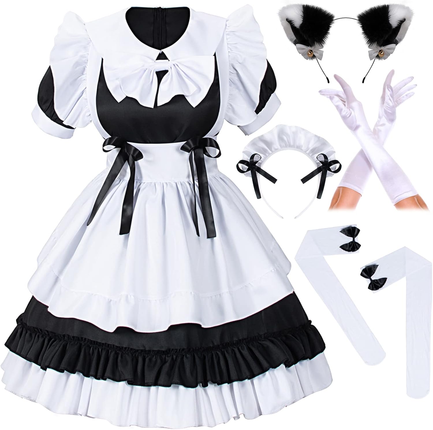 Irtysh Women Sweet Kawaii Costume Dress for Anime Cosplay
