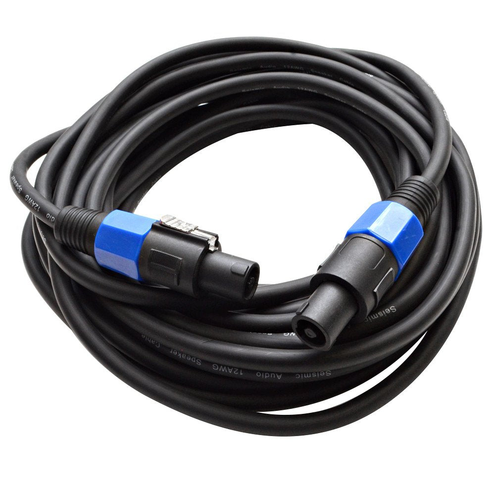 Seismic Audio TW12S35 35 Foot Speakon to Speakon Speaker Cable