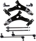 Front Lower Control Arm Outer Tie Rod Kit for Ford Focus 2000-2004