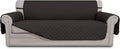 Reversible Chocolate 3 Cushion Sofa Cover - Water Resistant Protector