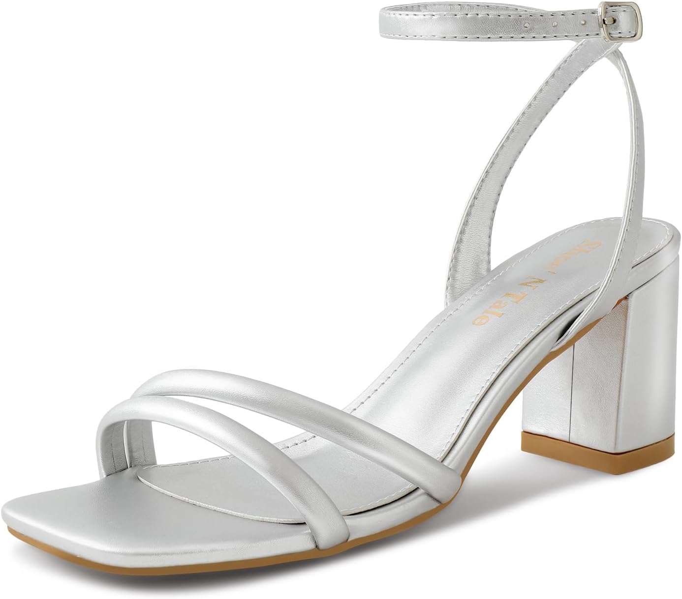 Shoe'N Tale Strappy Heels for Women with Chunky Block Design