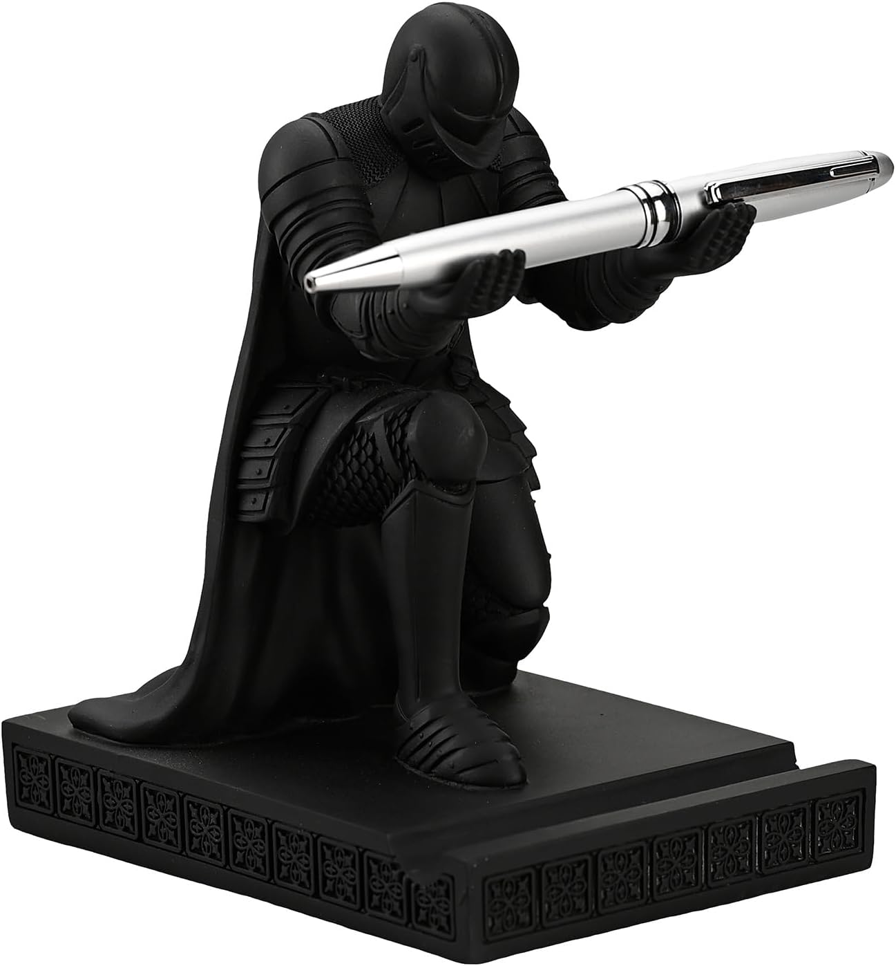 Windbreaker Soldier Knight Pen Holder for Medieval Enthusiasts