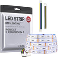 RGBCCT 5-in-1 LED 5050SMD RGBWW Tape Light 16.4ft - Tunable Color Temp