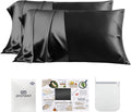 PROMEED 23 Momme Silk Pillowcase 2 Pack - Cooling 100% Mulberry Silk