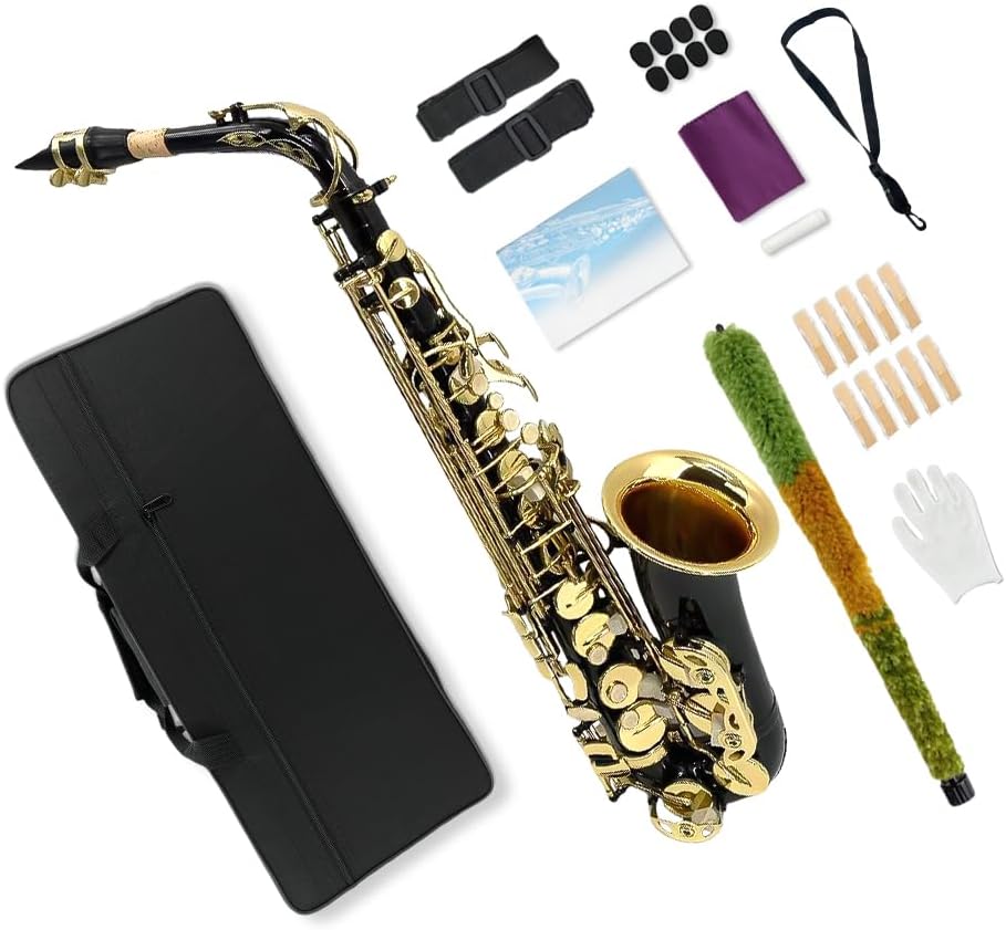 E Flat Alto Saxophone Full Kit for Beginners and Adults