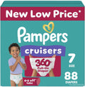 Pampers Diapers Cruisers 360 Size 7 - Pull-On Leakproof Fit
